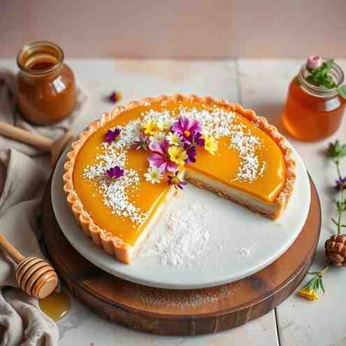 Delicious Honey Tart Recipe - Easy Dessert Using Honey